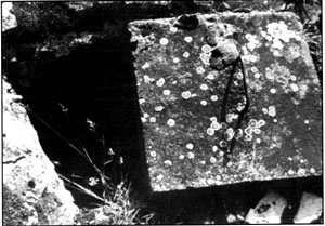 Document 46. Concrete cover with metal handle